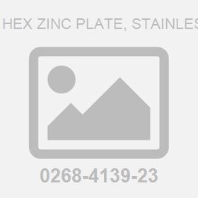 Nut # 8-32 Hex Zinc Plate, Stainless Steel 4